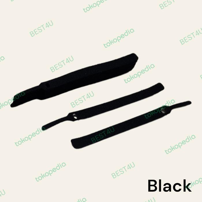 Gambar Strap Cable Ties Binding Belt Organizer - Pengikat Kabel Serbaguna - BLACK dari BEST4 You undefined Tokopedia