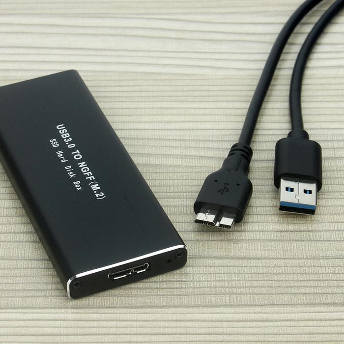 SKU-1198 CASING SSD M2 SATA USB TO NGFF SSD HARD DISK EXTERNAL BOX di  Vnstore Online Tokopedia