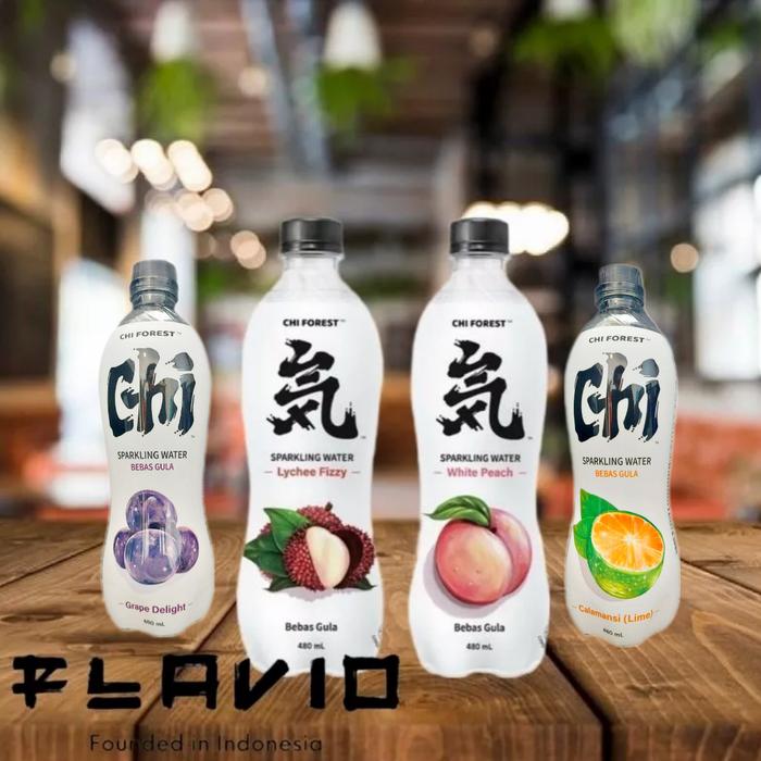 Gambar Minuman Soda Bebas Gula Lychee & Peach Chi Forest Sparkling Water 480 - Grape dari Flavio_id undefined Tokopedia