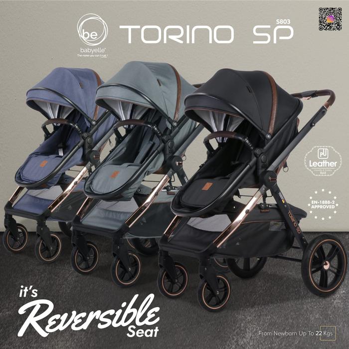 Jual Babyelle BS-803 Torino Stroller Biru Kota Palembang