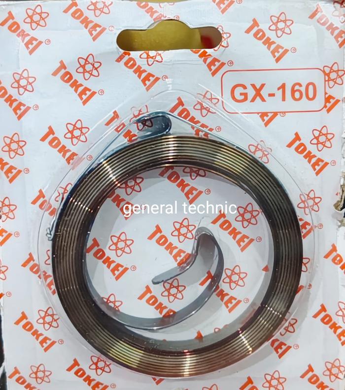 Gambar Recoil Starter GX160 Tokei Recoil GX / Per Starter GX Rewind Spring GX - Per-GX160 dari generaltechnic undefined Tokopedia
