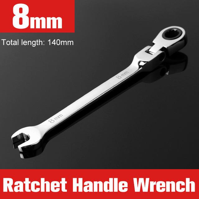 Gambar Kunci Pas Ring Kombinasi Ratchet Wrench Dual Head Flexibel 6 - 19 mm - 8mm dari BAGINDA-STORE47 undefined Tokopedia