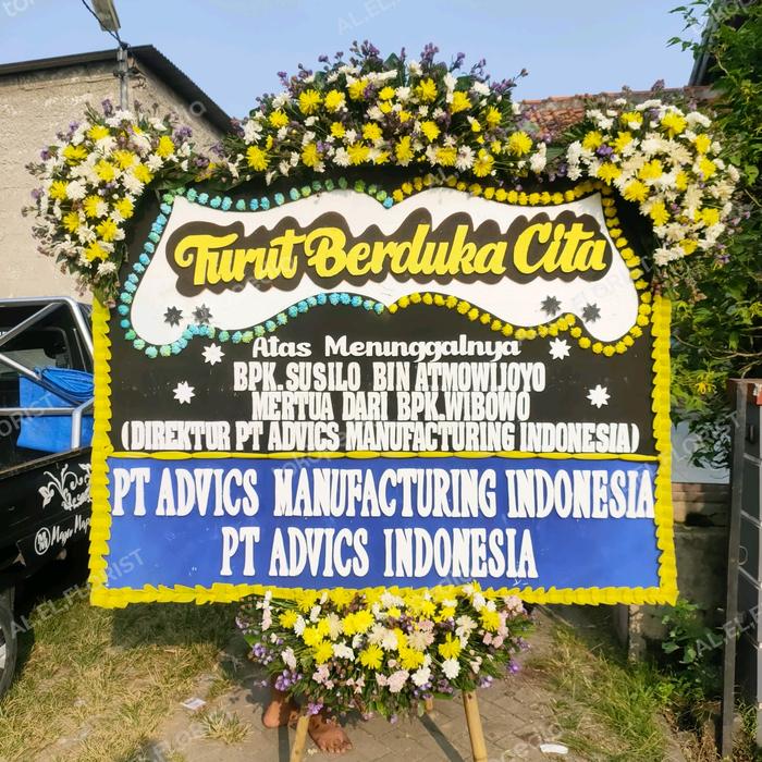 Gambar papan bunga tutup berdukacita dari AL,EL,FLORIST undefined Tokopedia