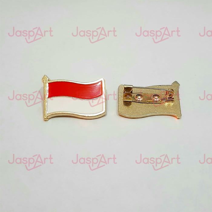 Gambar Pin bendera merah putih Bahan Premium Kuningan - bahan kuningan dari Jaspart undefined Tokopedia