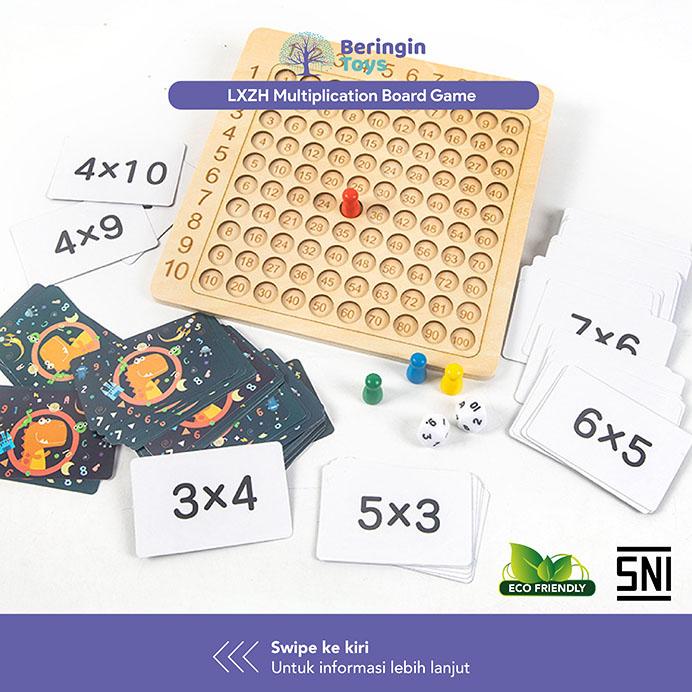 Gambar Mainan Edukasi - Multiplication Board Game / Mainan Matematika dari goodwaytoys undefined Tokopedia