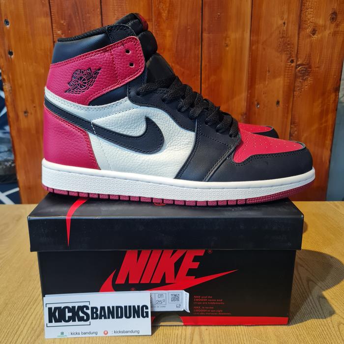 nike air jordan 1 retro high bred toe