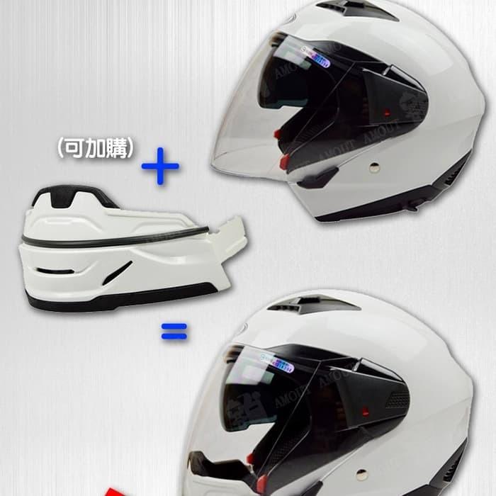 Jual Helm Zeus Z-611C 611 C Double Visor Full Half Face Helmet