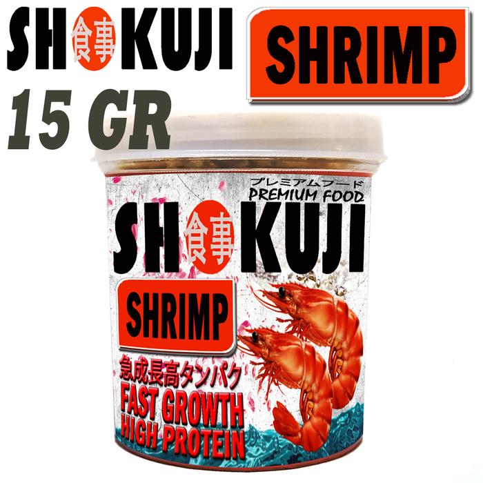 Gambar 15GR SHOKUJI SHRIMP PAKAN KURA AIR IKAN TURTLE KELOMANG UDANG KERING - 15GR SHOKUJI dari REPTILESTORE. ID undefined Tokopedia
