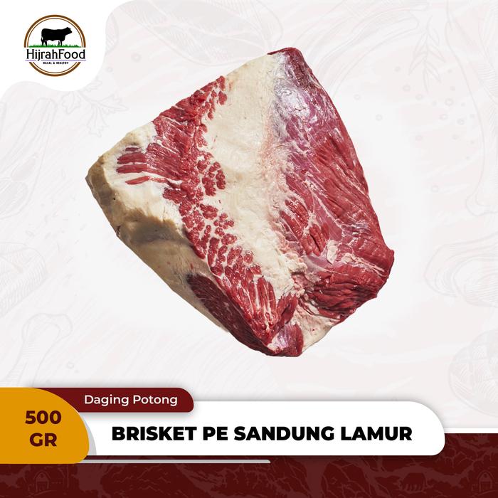 Gambar Hijrahfood Daging Sapi Brisket PE Import AUS | Daging Sandung Lamur Dada Sapi - 500 gram dari Hijrahfood Meatshop undefined Tokopedia