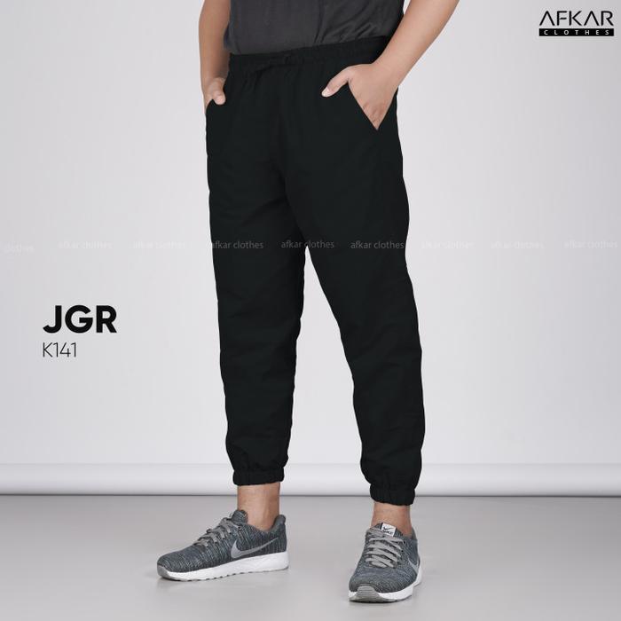Celana Jogger Pria Jogger Pants Pria Joger Cino Jogger Jumbo Hitam, M