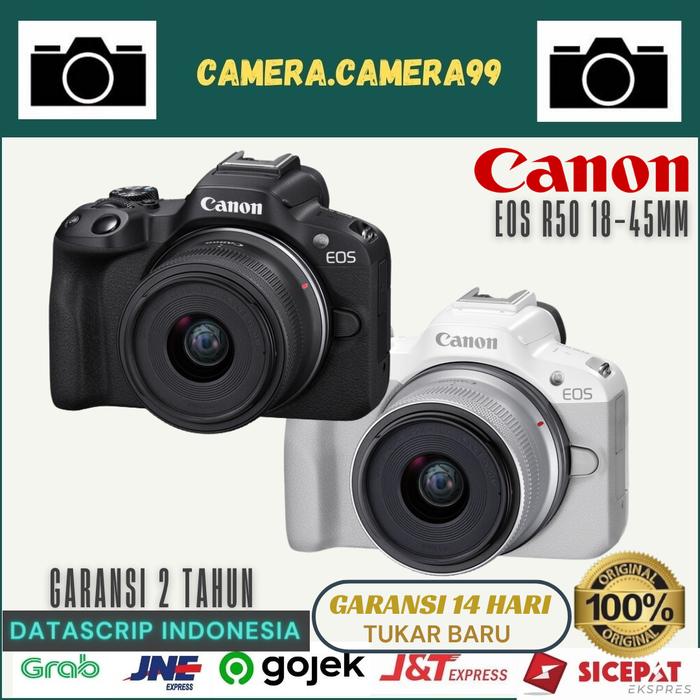 Jual Canon EOS R50 Kit 18-45mm Garansi Resmi - Standart Box - Jakarta ...