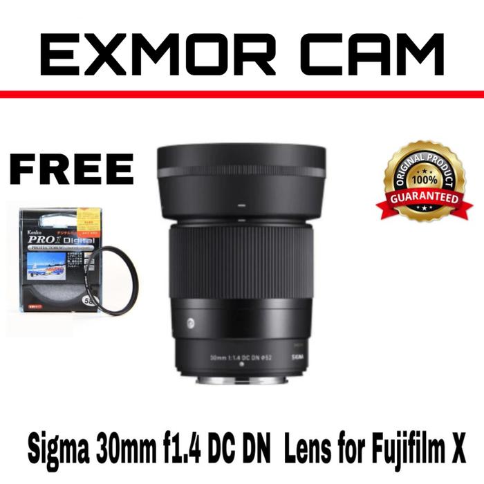 Lensa Sigma 30mm F14 Dc Dn For Fujifilm X Mount