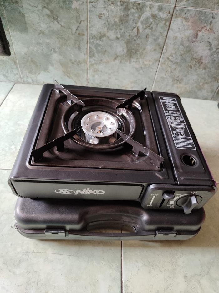 Gambar NIKO Kompor Gas Portable 2 in 1 - Kompor mini - kompor camping Masak - Hijau dari Ais jaya makmur_NEW undefined 5 Tokopedia