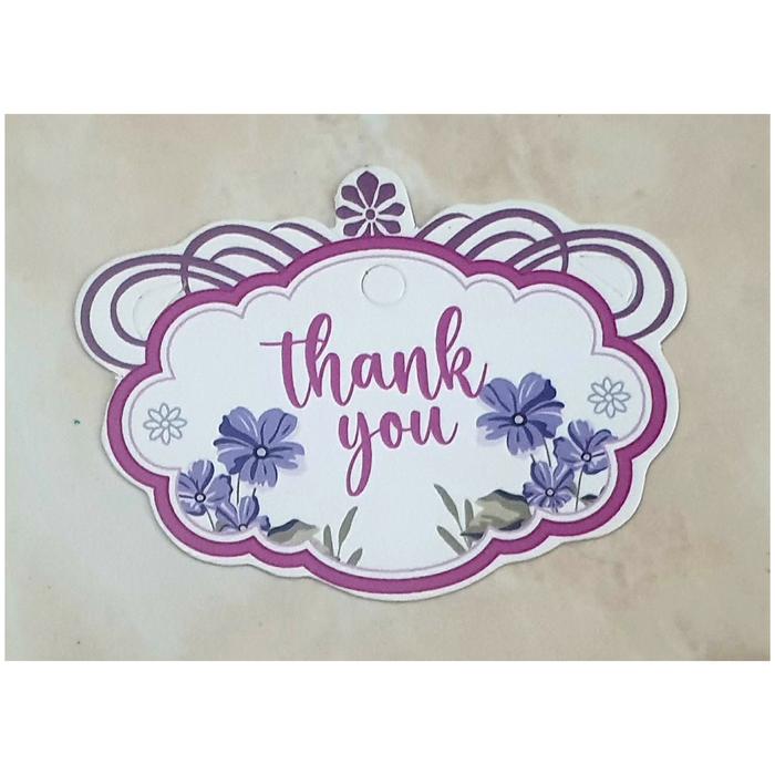 Gambar Hang Tag Thank You Label Kartu Ucapan Terima Kasih - Purple dari Standunik21 undefined Tokopedia