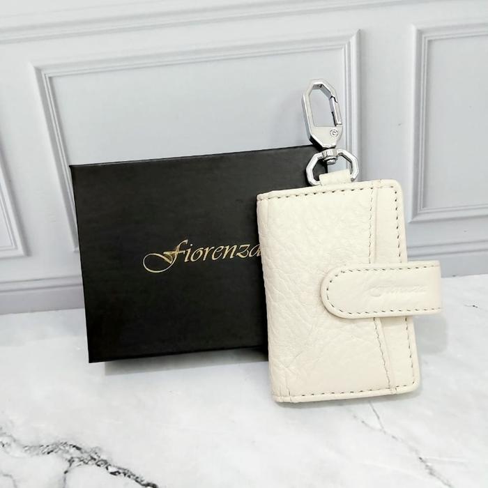 Gambar Fiorenza Dompet stnk gantungan kunci mobil kulit asli azzura 777-1J - White dari Fiorenza Bags undefined Tokopedia