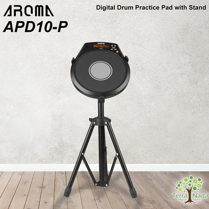 Gambar Aroma APD10 / APD10P / APD 10 / APD10 P Digital Drum Practice Pad - APD10-P dari Terra Nada undefined Tokopedia