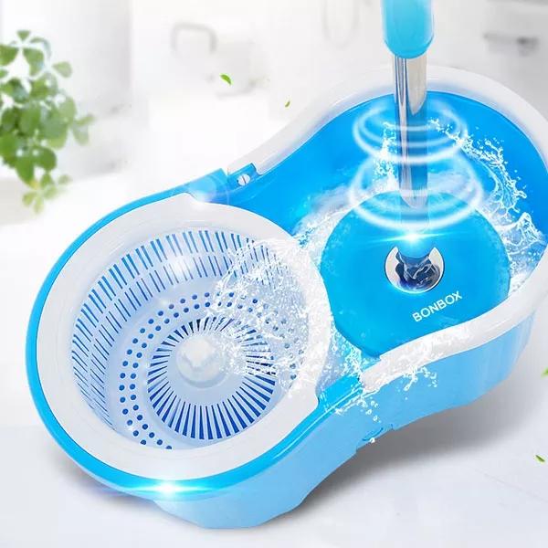 Gambar BONBOX BCT704 BCT708 Spin MOP Alat Pel Lantai Kain Fiber dengan Ember - BCT815-Bluewhit dari Akar Jaya Home Living undefined Tokopedia
