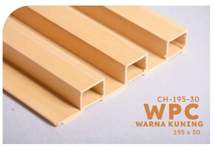 Gambar WPC WALL PANEL/WALL PANEL WOOD TEBAL 30MM - CREAM dari Windo Jaya JKT undefined Tokopedia