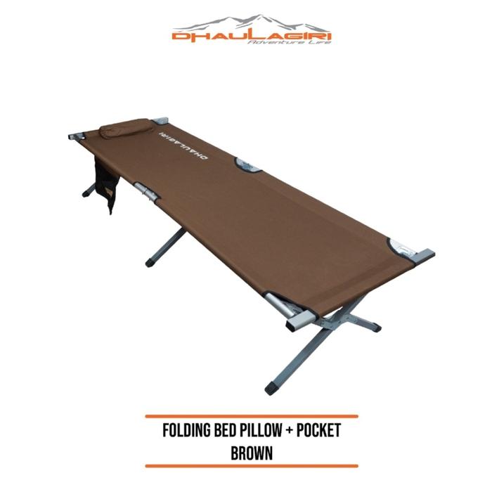 Gambar Velbed Aluminium Dhaulagiri Folding Bed Portable Tempat Tidur Lipat Camping Campervan Outdoor - Brown dari Makadam Adventure undefined Tokopedia