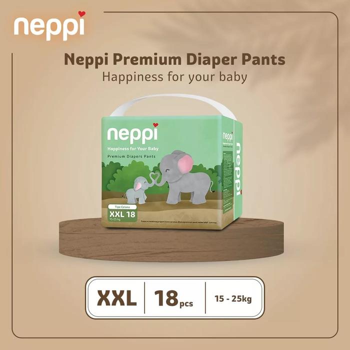 Gambar NEPPI PREMIUM DIAPER PANTS/ POPOK/ PEMPRES - XXL 18 dari BabyMinistry undefined Tokopedia