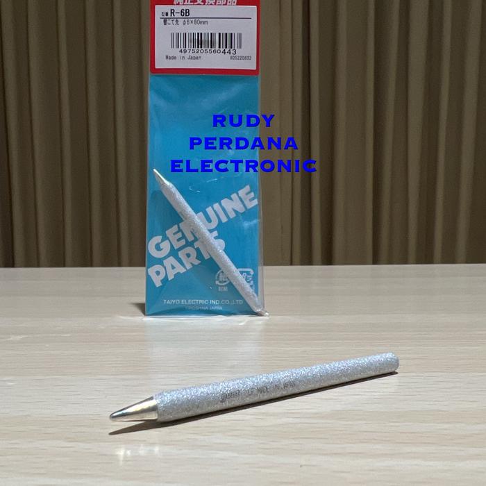Gambar MATA SOLDER 60 WATT TUMPUL KRISTAL TIP GOOT R-6B 60W dari RUDY PERDANA ELECTRONIC undefined Tokopedia