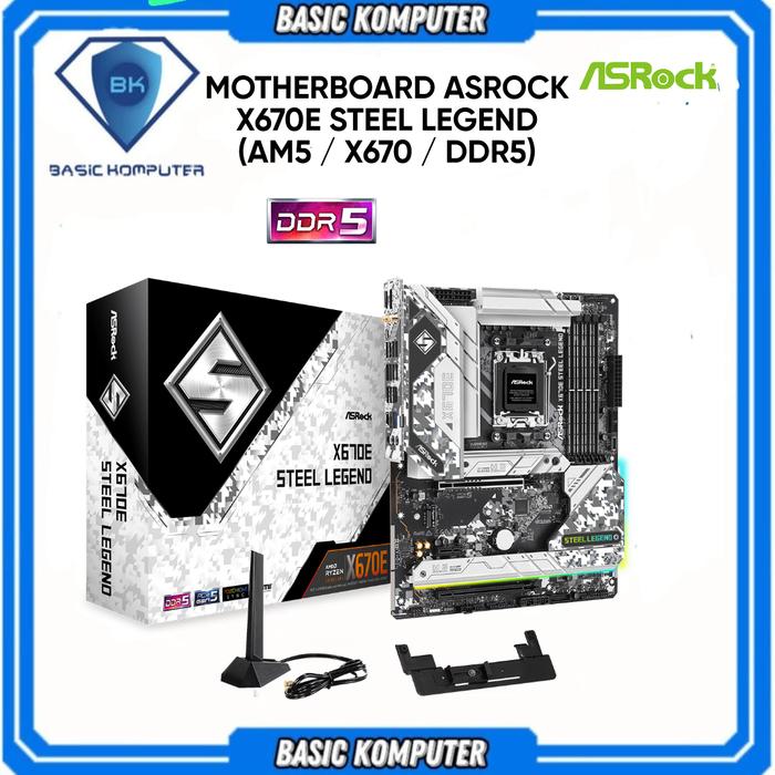 ASRock X670E Steel Legend マザーボード　ジャンク品 ジャンク】ASRock X670E Steel Legend マザーボード Open Box: ASRock