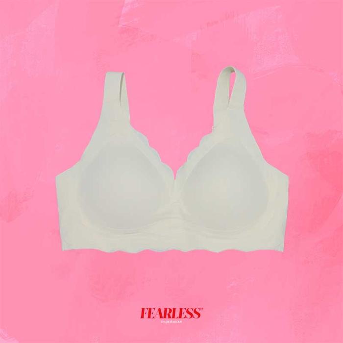 Gambar FEARLESS - Plus Size Seamless Jelly Bra - Cream, XXL dari Fearless Underwear undefined Tokopedia