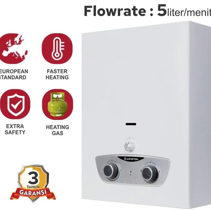 Jual ARISTON Water Heater Gas 5 Liter FAST R Warna Putih - Kota Makassar -  Gudang_royal | Tokopedia