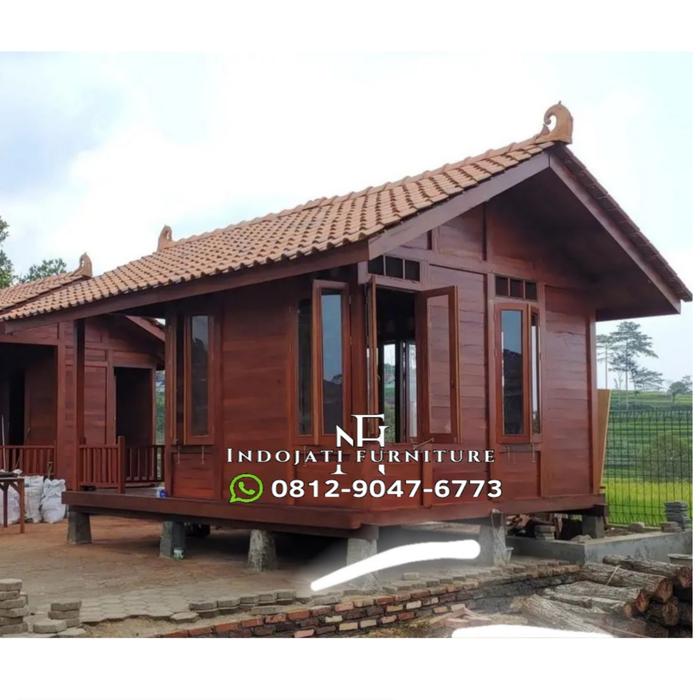Jual Rumah kayu minimalis kayu jati - Kab. Jepara - indoJati Furniture