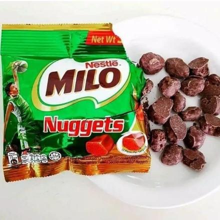 Gambar Milo Nugget ecer satuan bungkus kecil / milo nuggets coklat permen - Ecer sachet 15g dari Bagong Kopiku undefined Tokopedia