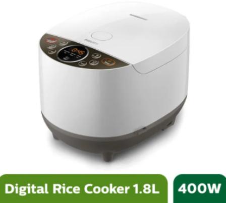 Gambar Magic Com - Rice Cooker Digital Philips HD4515 (1.8 Liter) - Putih dari JVN Electronics undefined Tokopedia