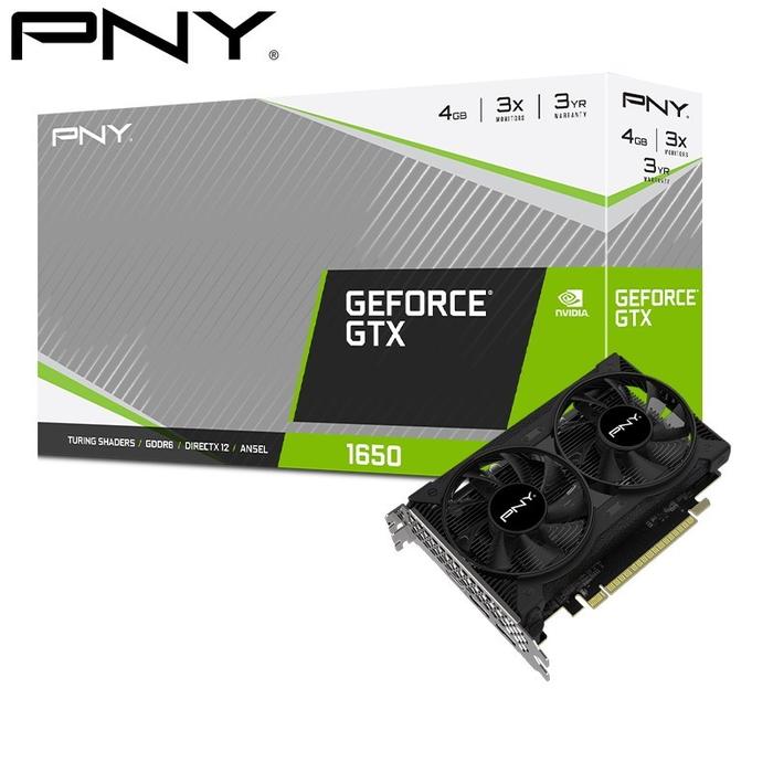 Promo PNY GeForce GTX 1650 4GB GDDR6 Dual Fan VGA Card Cicil