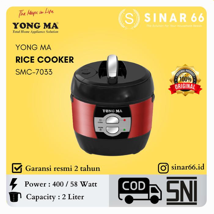 Gambar YONGMA YONG MA RICE COOKER 2L 2 L MAGIC COM SMC7033 SMC 7033 dari sinar66.id undefined Tokopedia