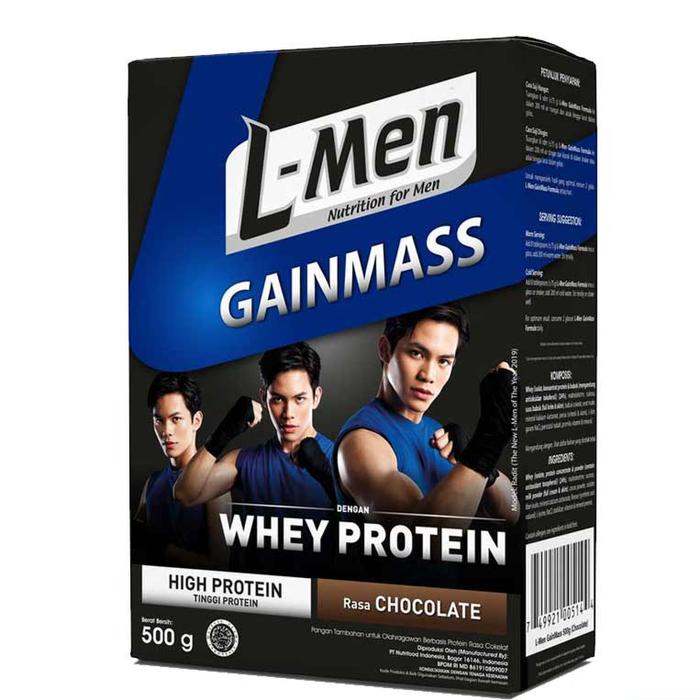 Gambar L-Men Gainmass Whey Protein Rasa Chocolate 500gr dari Jadi Baru Kroya undefined Tokopedia