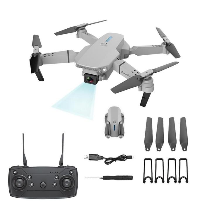 Gambar Drone Kamera Pemula Murah E99 E-99 E88 Mini Drone Dual Camera 4K FPV - E88 Sensor Pth dari Happy Jakarta City undefined Tokopedia