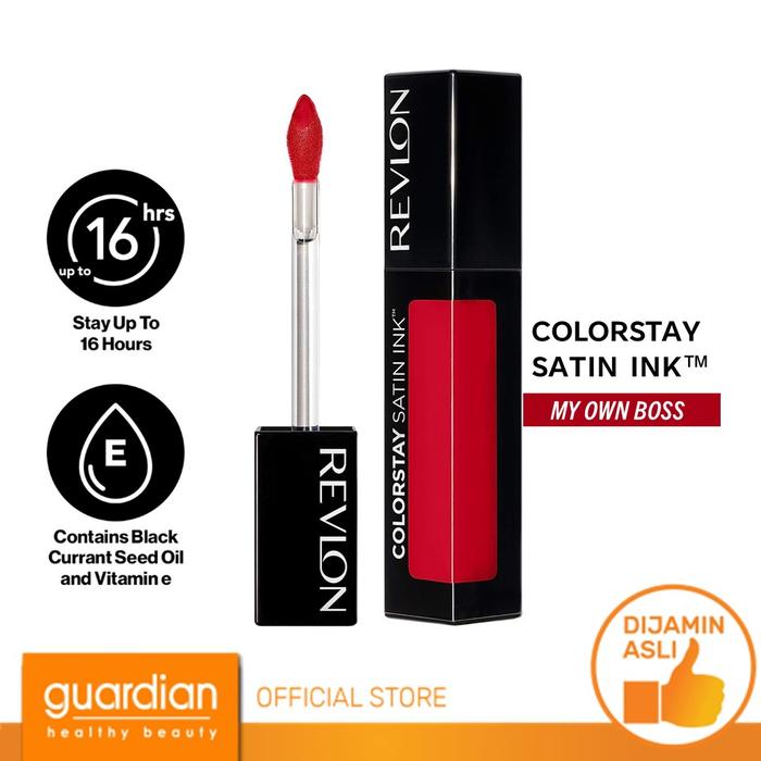 Gambar Revlon ColorStay Satin Ink Lip Color Transferproof - My Own Boss dari Guardian Official Store undefined Tokopedia