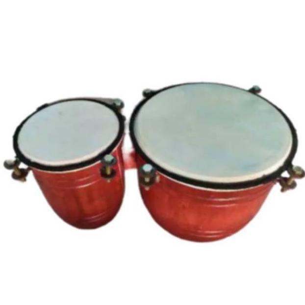 Gambar ALAT MUSIK TRADISIONAL KETIPUNG KULIT KAMBING ASLI 20 & 11 CM - MAINAN dari Jauharahshoop undefined Tokopedia