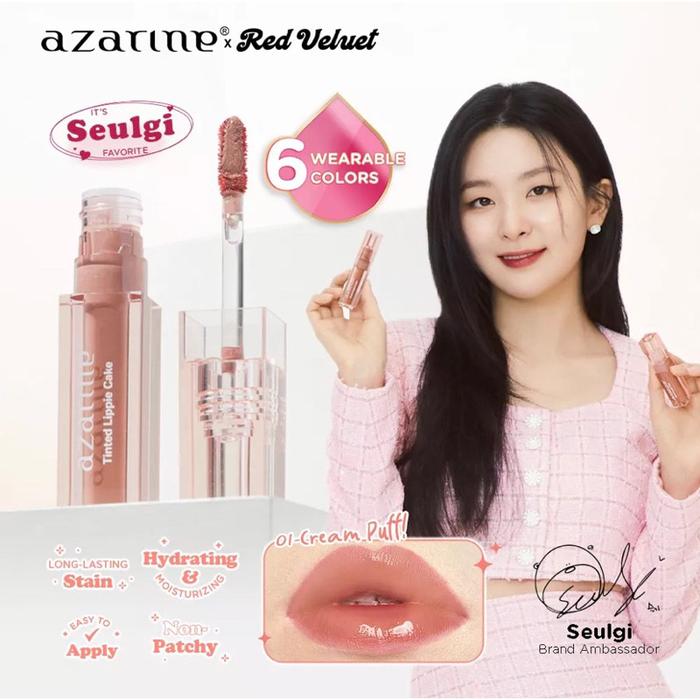 Gambar AZARINE - Tinted Lippie Cake Lip Tint - 01 Cream Puff dari Hellonoona undefined 4 Tokopedia