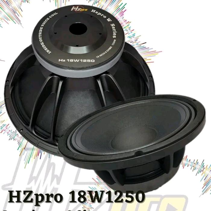Gambar Speaker Hzpro 18 inch HZ 18W1250 Original dari Nusantaraaudio_NEW undefined Tokopedia