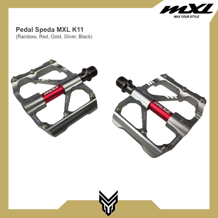 Gambar MXL Pedal Sepeda Lipat MTB Roadbike K11 Bicycle Pedals Alloy Stainless - Silver dari MXL Sports Indonesia undefined Tokopedia