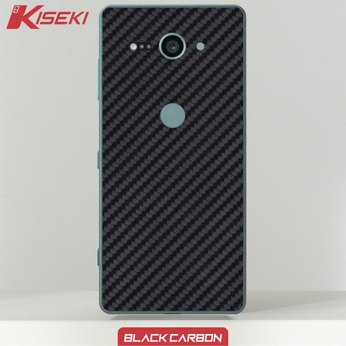 Gambar Kiseki Skin Sony Xperia xz2 Compact Back Case Carbon Leather Custom - Black carbon dari Kiseki Skin undefined Tokopedia