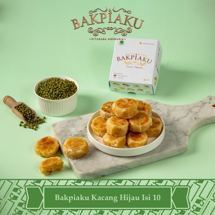 Gambar Bakpia Bakpiaku Isi 10 Khas Jogja - Kacang Hijau, Non Vacum dari bakpiaku undefined Tokopedia