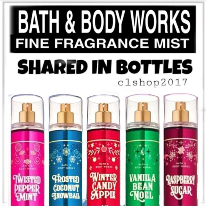 Jual BATH & BODY WORKS BBW CHRISTMAS MIST SHARE IN BOTTLE 3