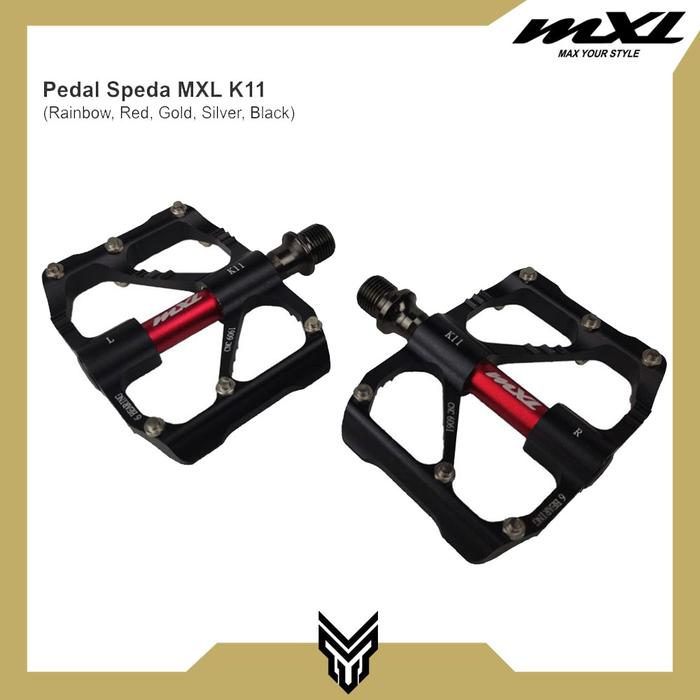 Gambar MXL Pedal Sepeda Lipat MTB Roadbike K11 Bicycle Pedals Alloy Stainless - Black dari MXL Sports Indonesia undefined Tokopedia