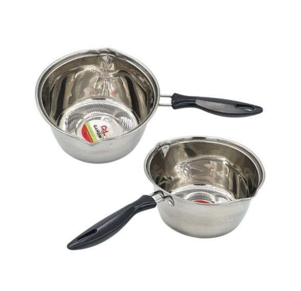 Gambar GANOM  PANCI STAINLESS SUSU - REBUS AIR - MASAK MIE - Diameter 20 cm dari Danie olshop undefined Tokopedia
