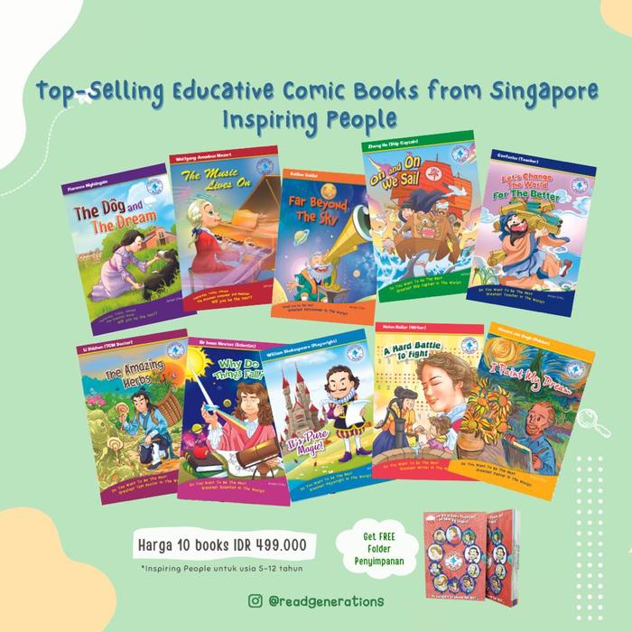 Gambar Buku Inspiring People Series (5-12 tahun) - 10 Books dari Read Generations undefined Tokopedia