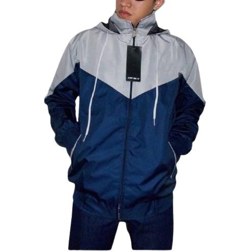 Gambar Jaket Parasut Pria Jaket Parasit Olahraga Lari Runing Murah Size M-XXL - ABU NAVY, L dari UNGSIRA STORE undefined Tokopedia