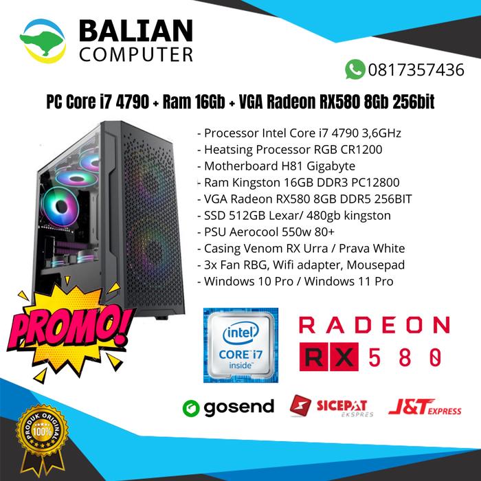 Core I7 Rx 580 Windows 10 Stgaubron Gaming Pc Intel Core I7, RX