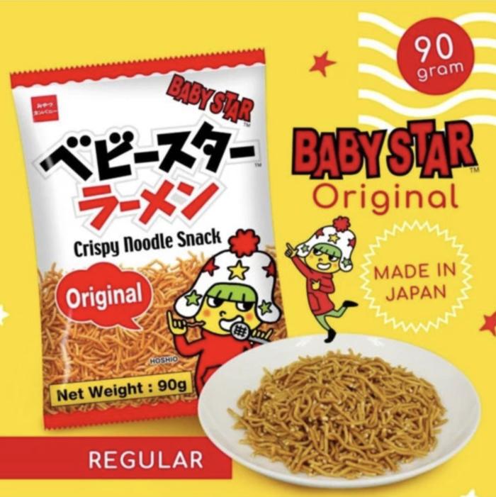 Gambar OYATSU BABY STAR Crispy Noodle Snack 90 gr Original Barbecue Japanese - Original dari THE FOOD EMPIRE undefined Tokopedia