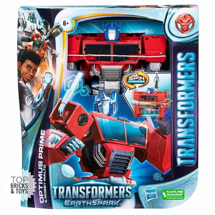 Gambar HASBRO, Transformers EarthSpark Optimus Prime & Robby Malto dari Top Bricks & Toys undefined Tokopedia